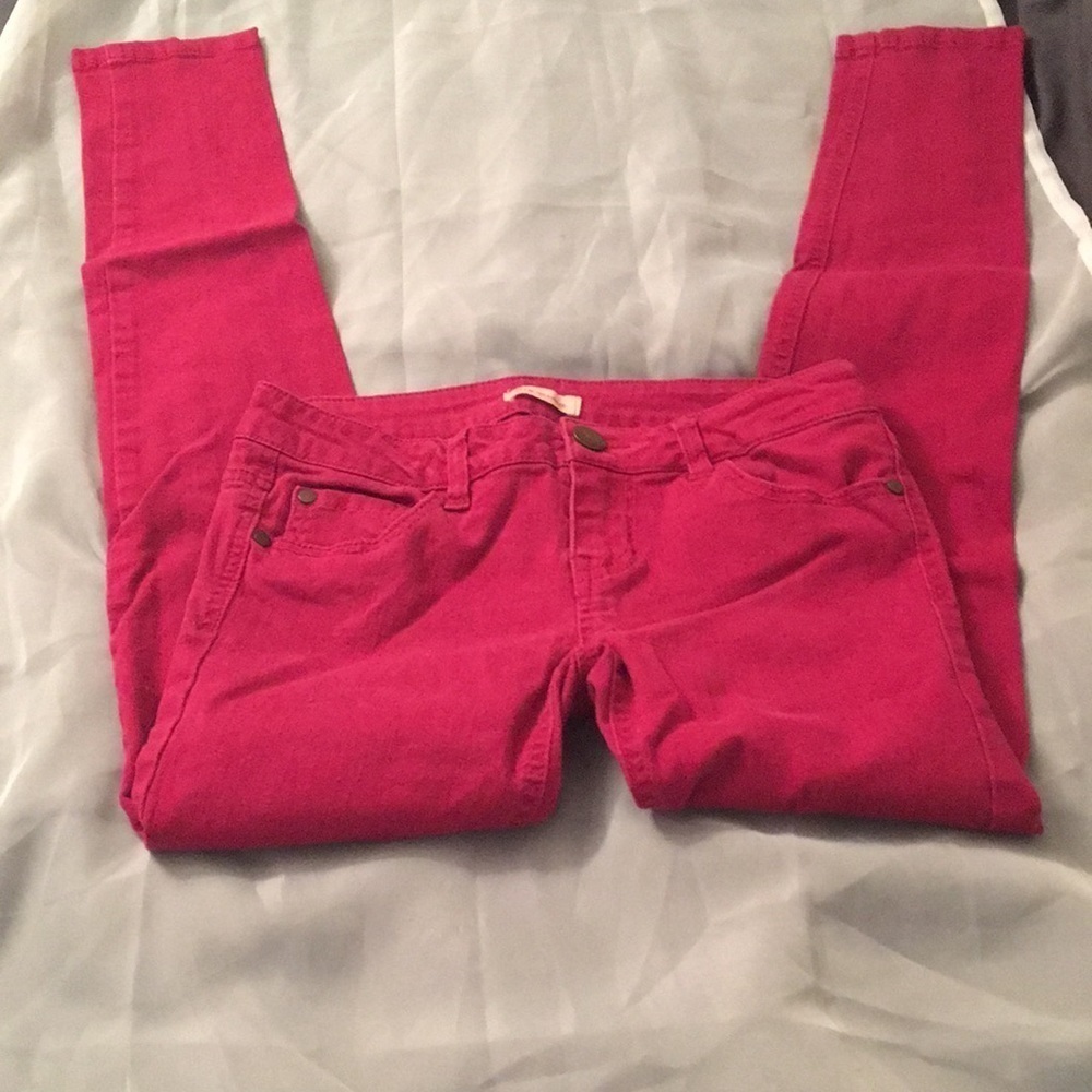 Fire Los Angeles burgundy red pants​​